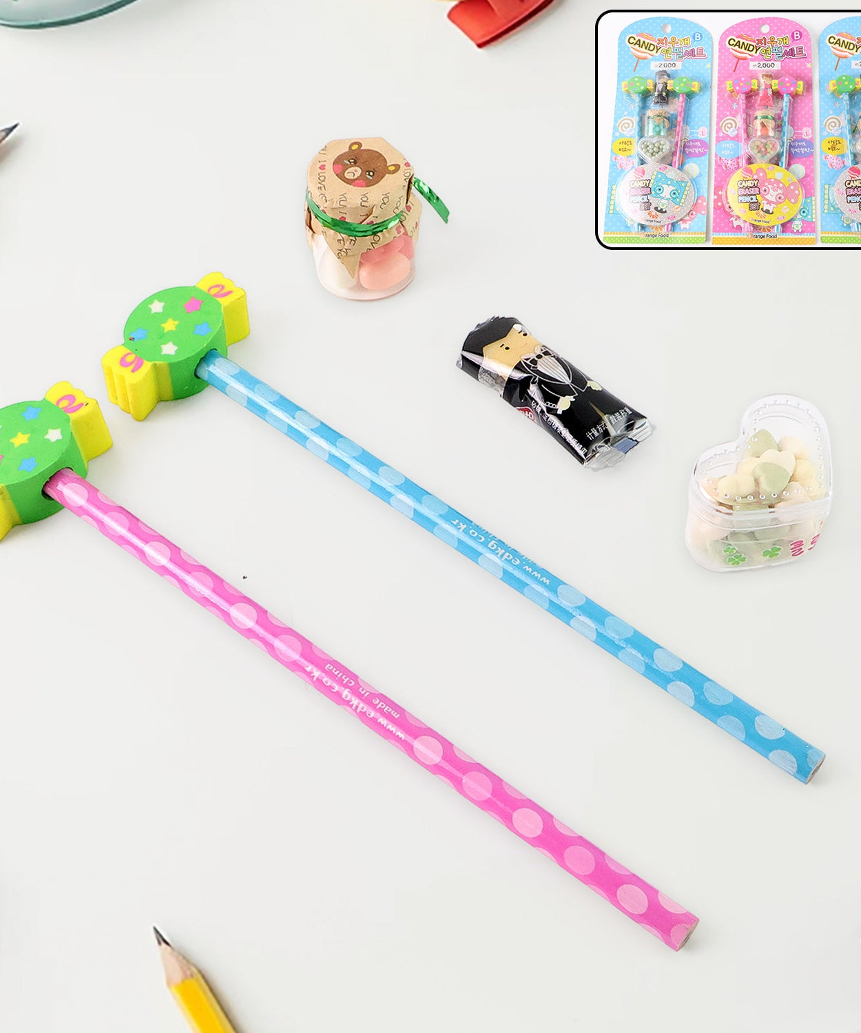 Candy Design Kids Stationery Set