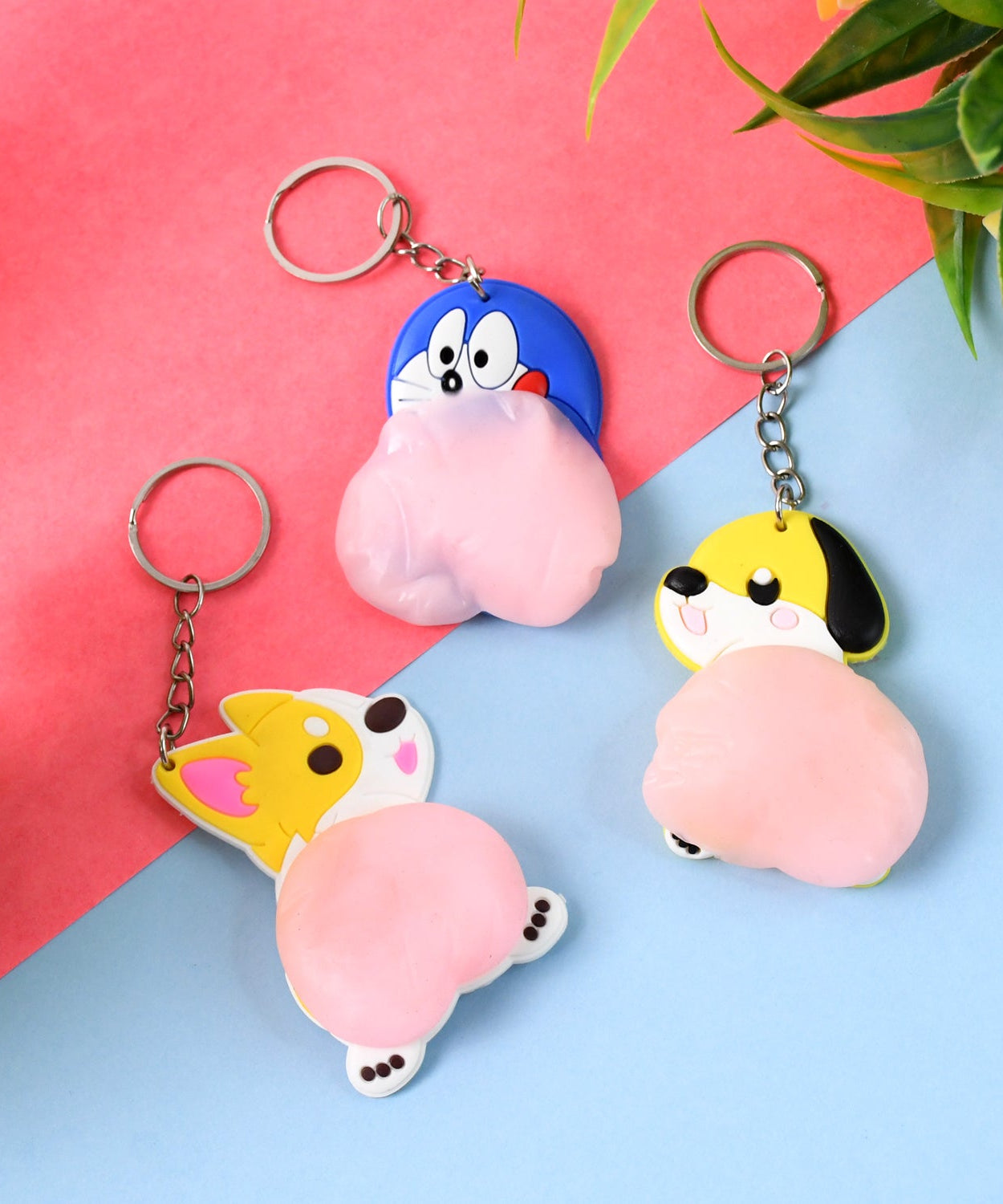 Cartoon Animal Keychain (1 Pc / Mix Design)