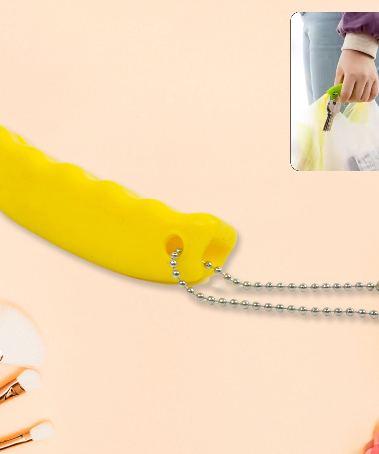 SiliconeCarry Key Chain Tool