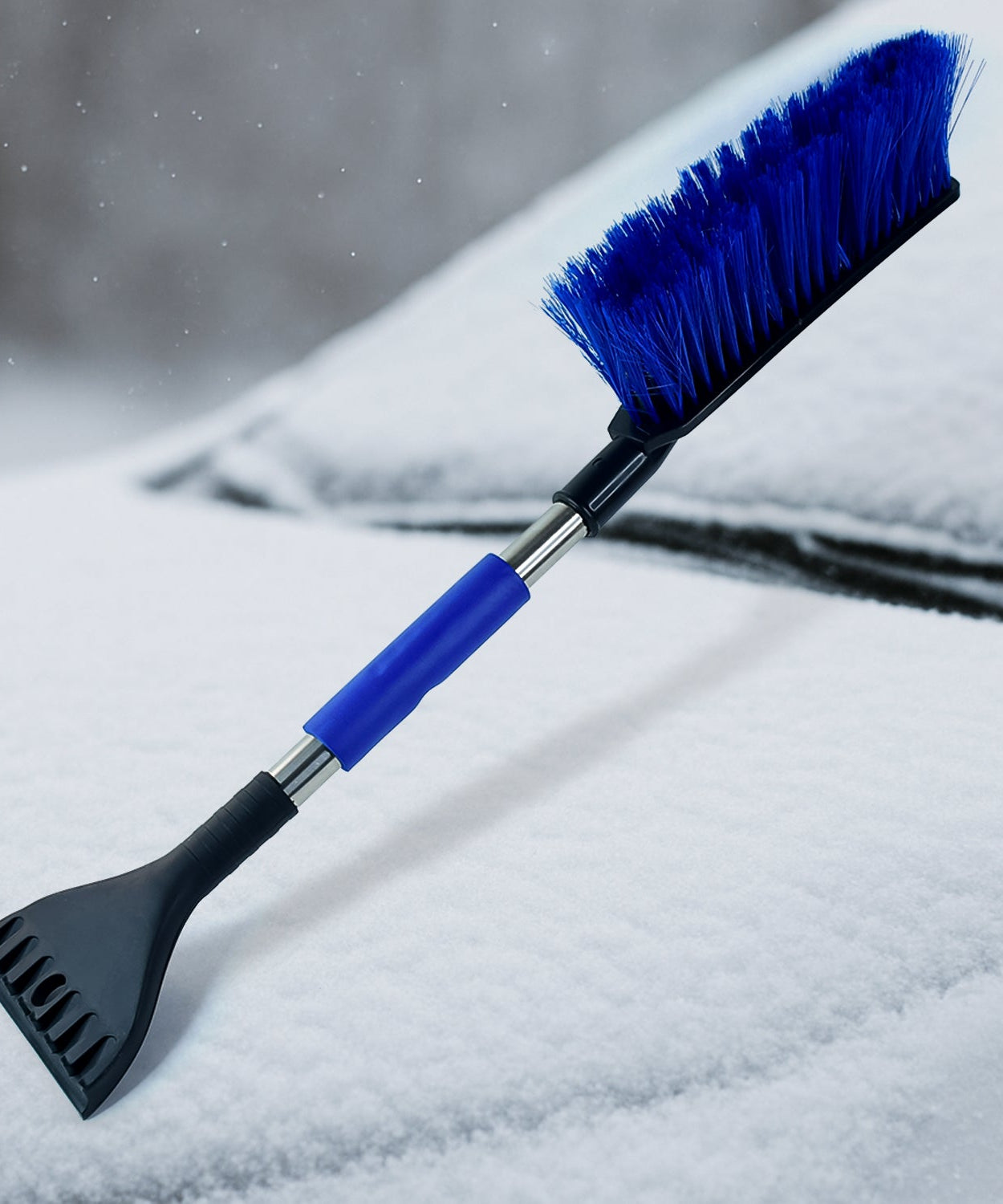 Ice Scraper Car Snow Brush 2 in 1 Comfortable Grip (1 Pc / 67 Cm Long)