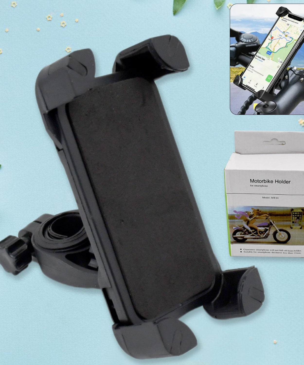360° Rotating Bike Phone Holder