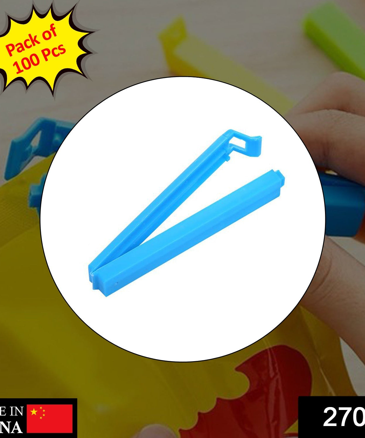 Food sealing clips set of 100