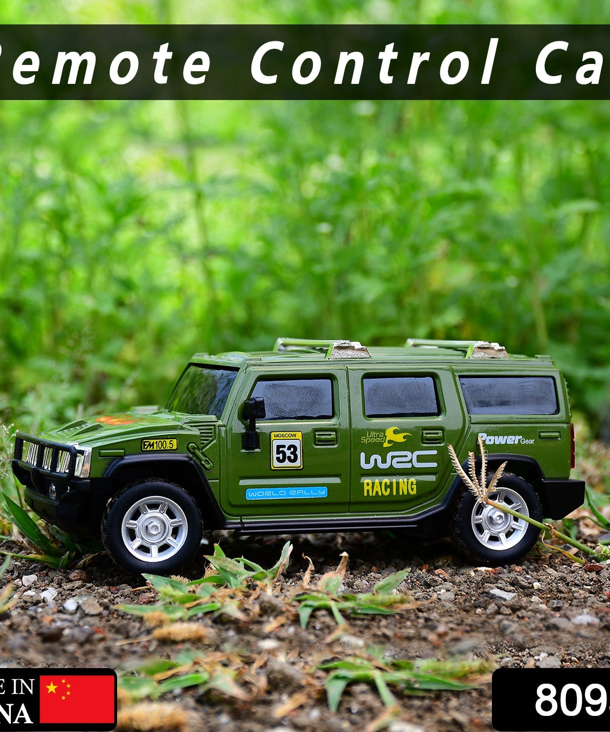 Remote control Jeep toy car, designed for children