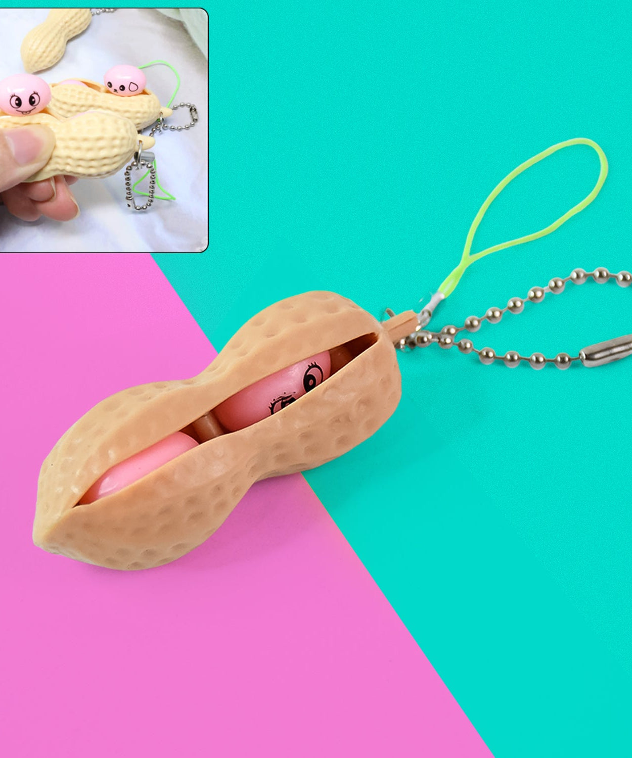 Squeeze Peanut Stress Reliever Toy