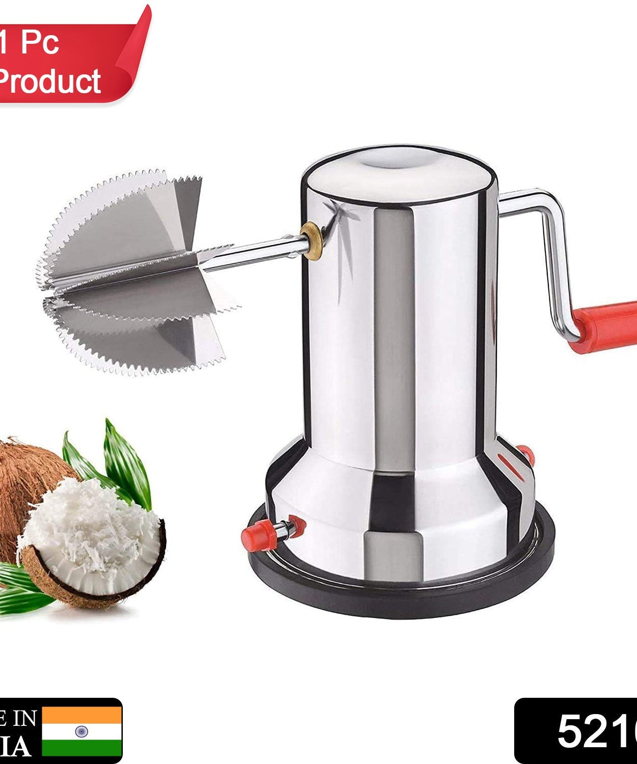 Manual coconut scraper tool