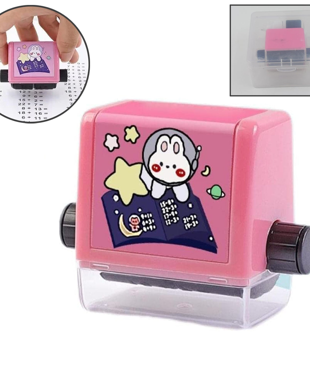 Digital teaching stamp for addition.