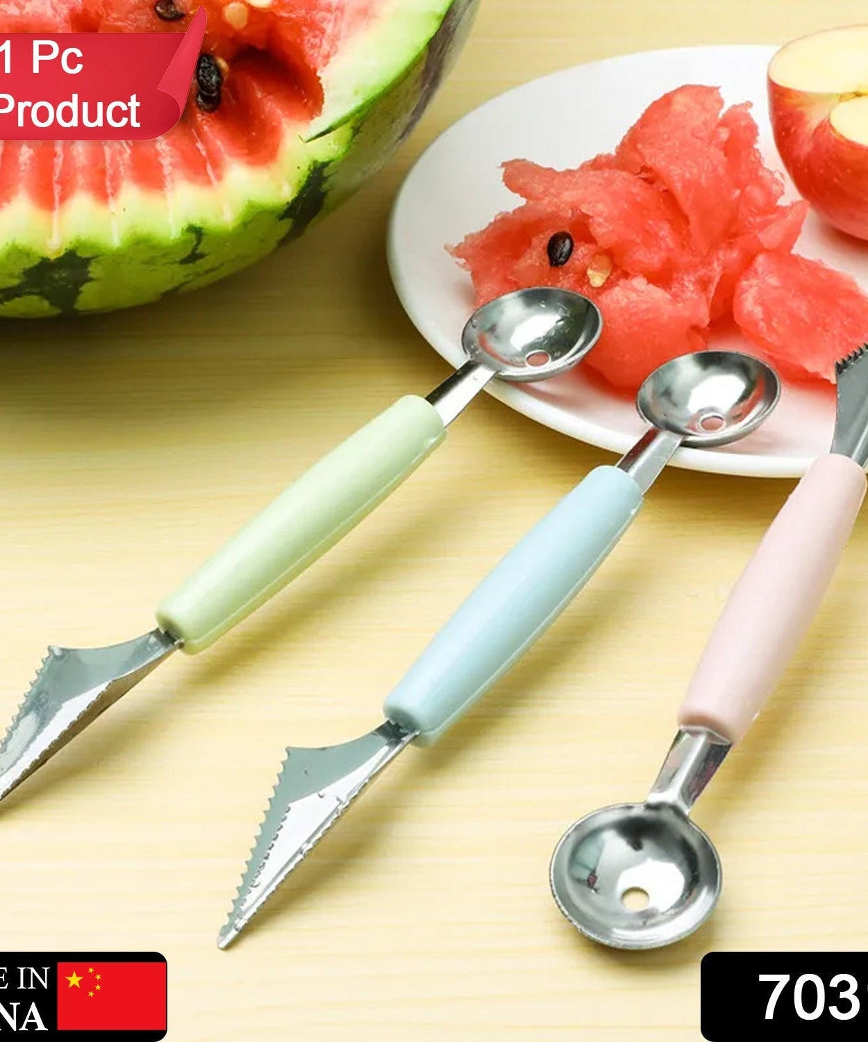 Stainless steel fruit carving kit