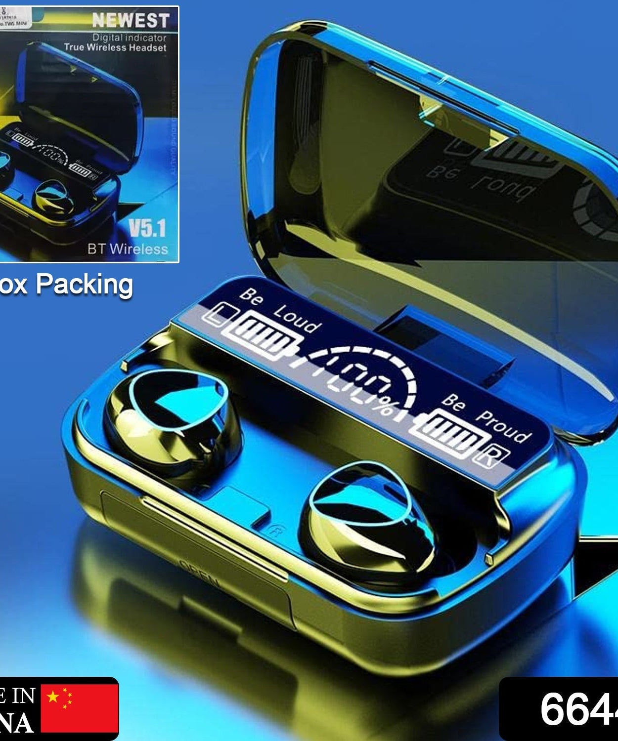 Bluetooth earbuds with case