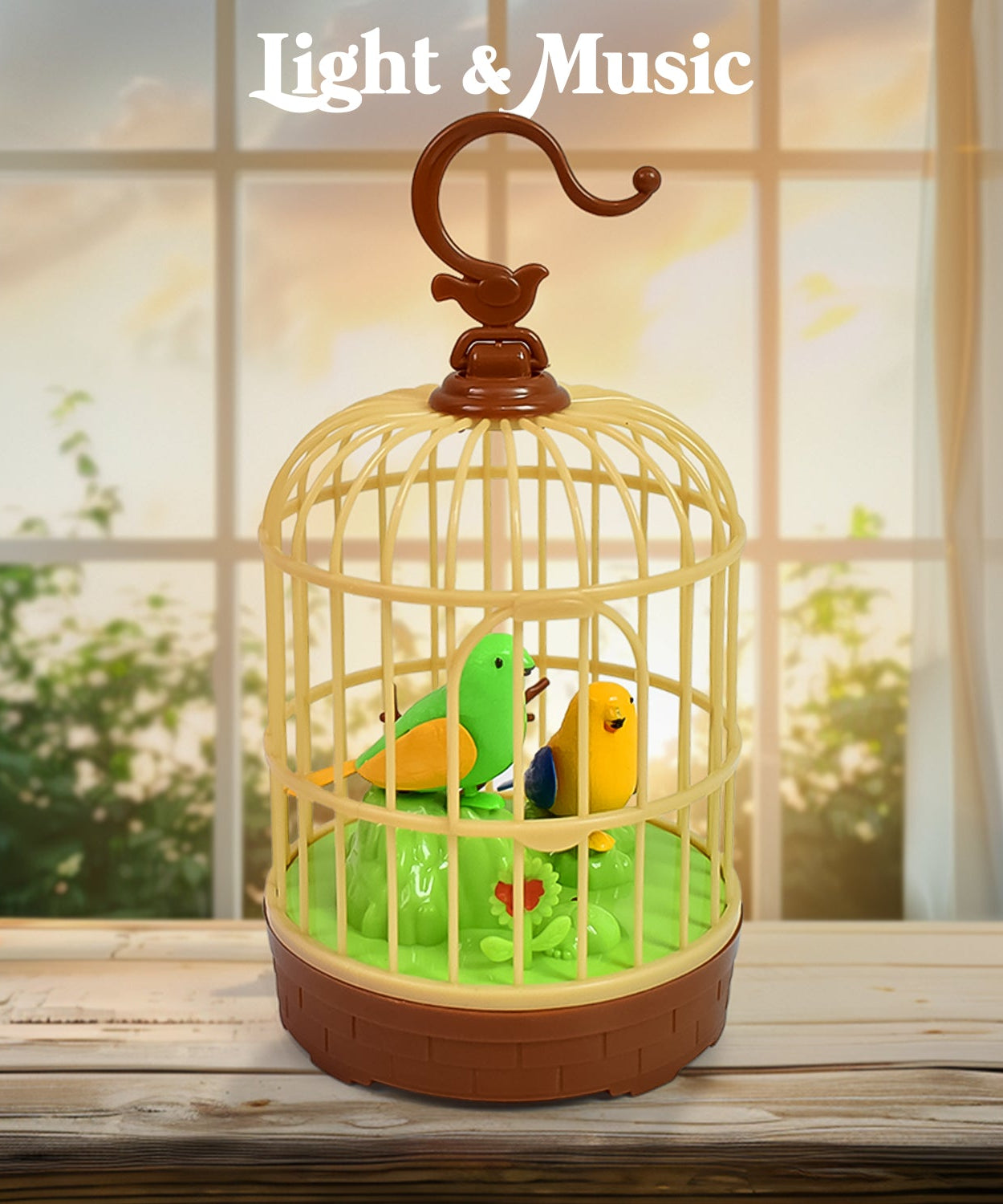 Toby's Sound Activated Pinjra Bird Toy