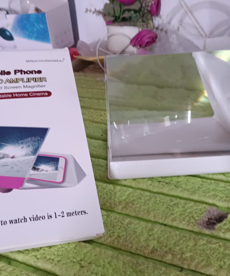 3D HD Mobile Phone Screen Magnifier Amplifier (1 Pc / 12 Inch)