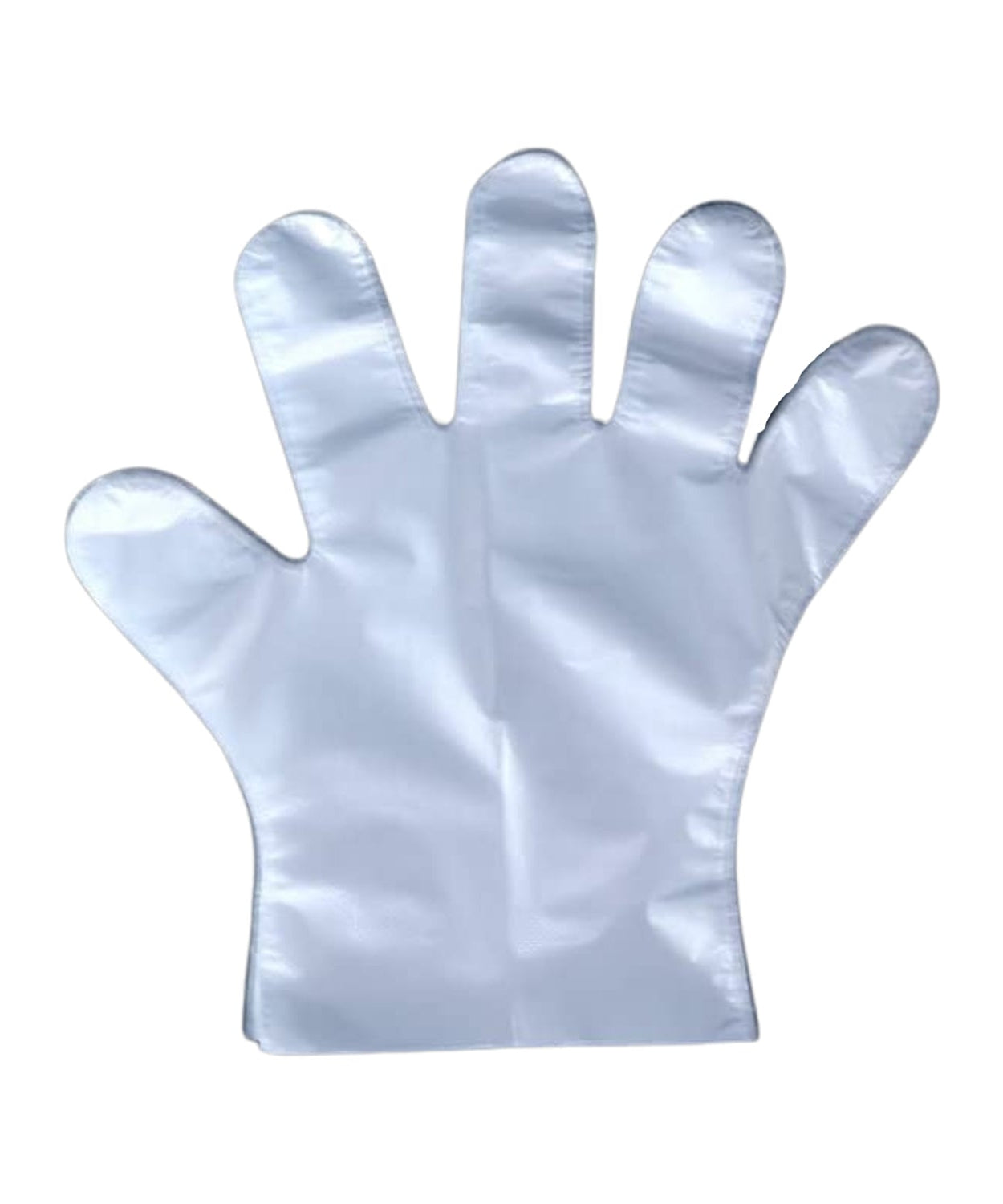 Large Disposable Gloves (100 Pcs): Clear Plastic, Multipurpose