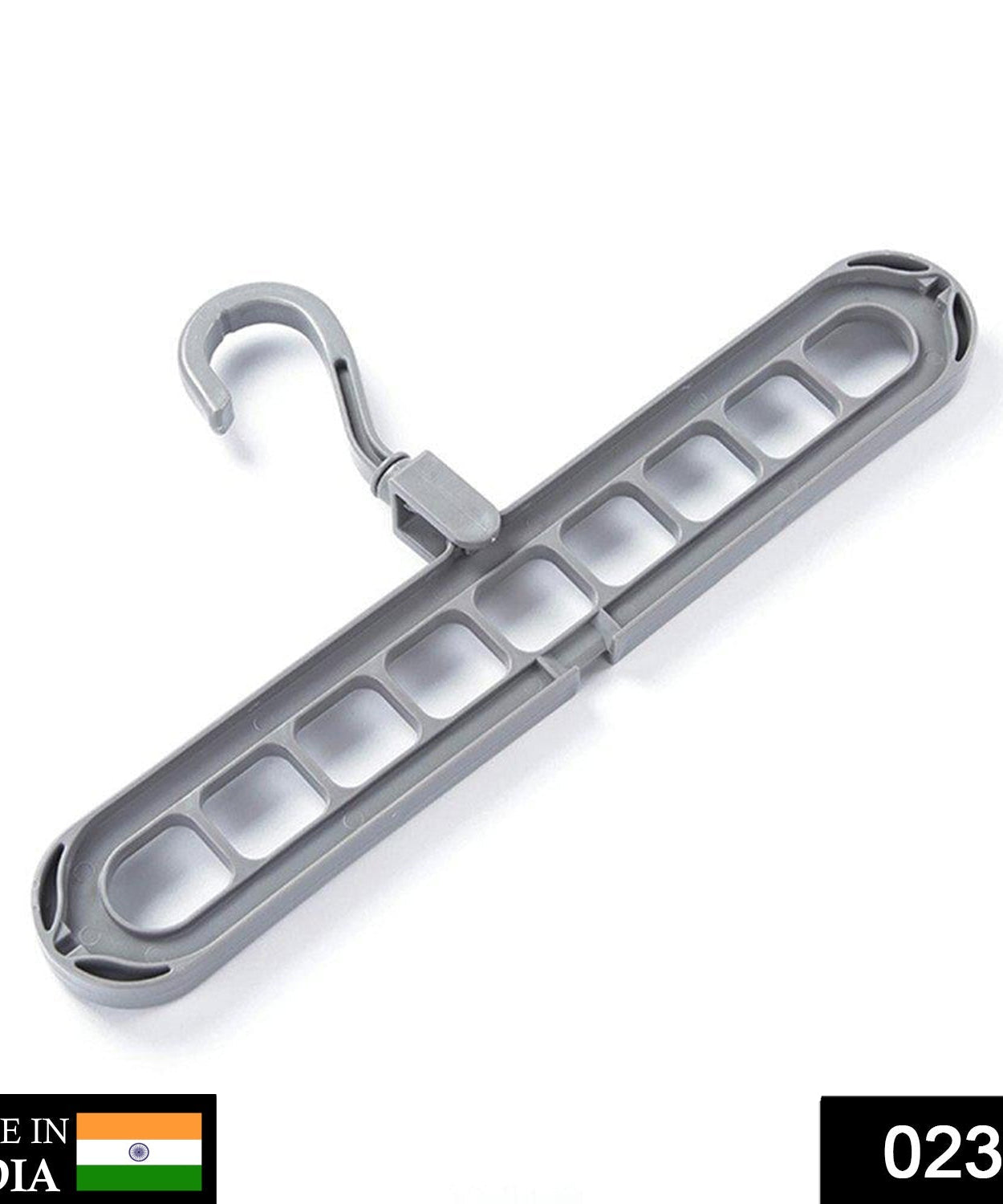 9 Hole Plastic Hanger Hanging hook Indoor Wardrobe Clothes Organization Storage Balcony Windowsill Suit Racks