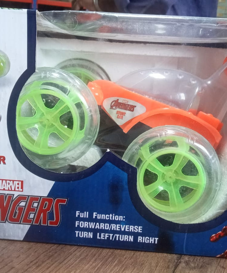 Rechargeable stunt car with lights