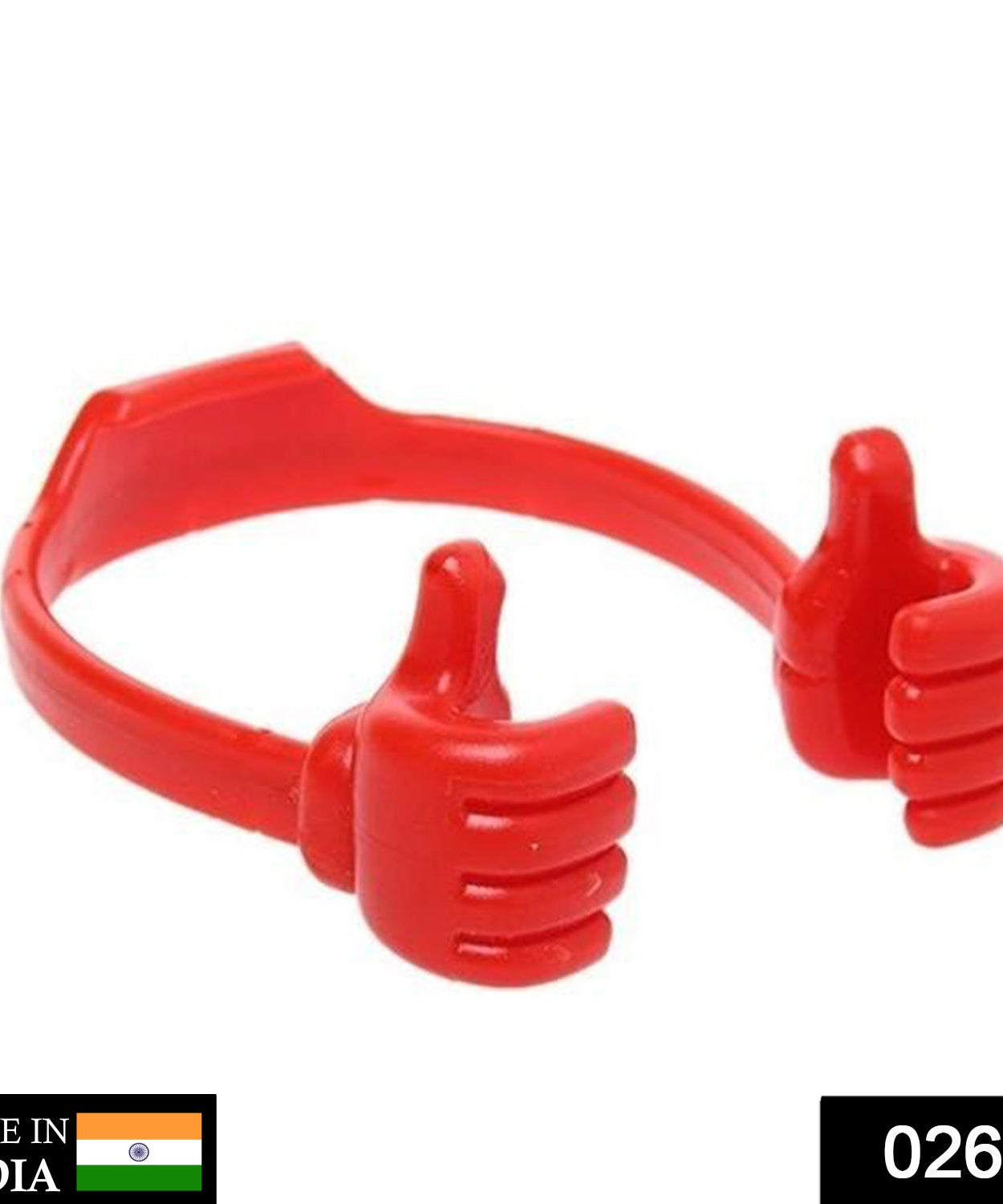 Phone holder in hand shape, decorative stand