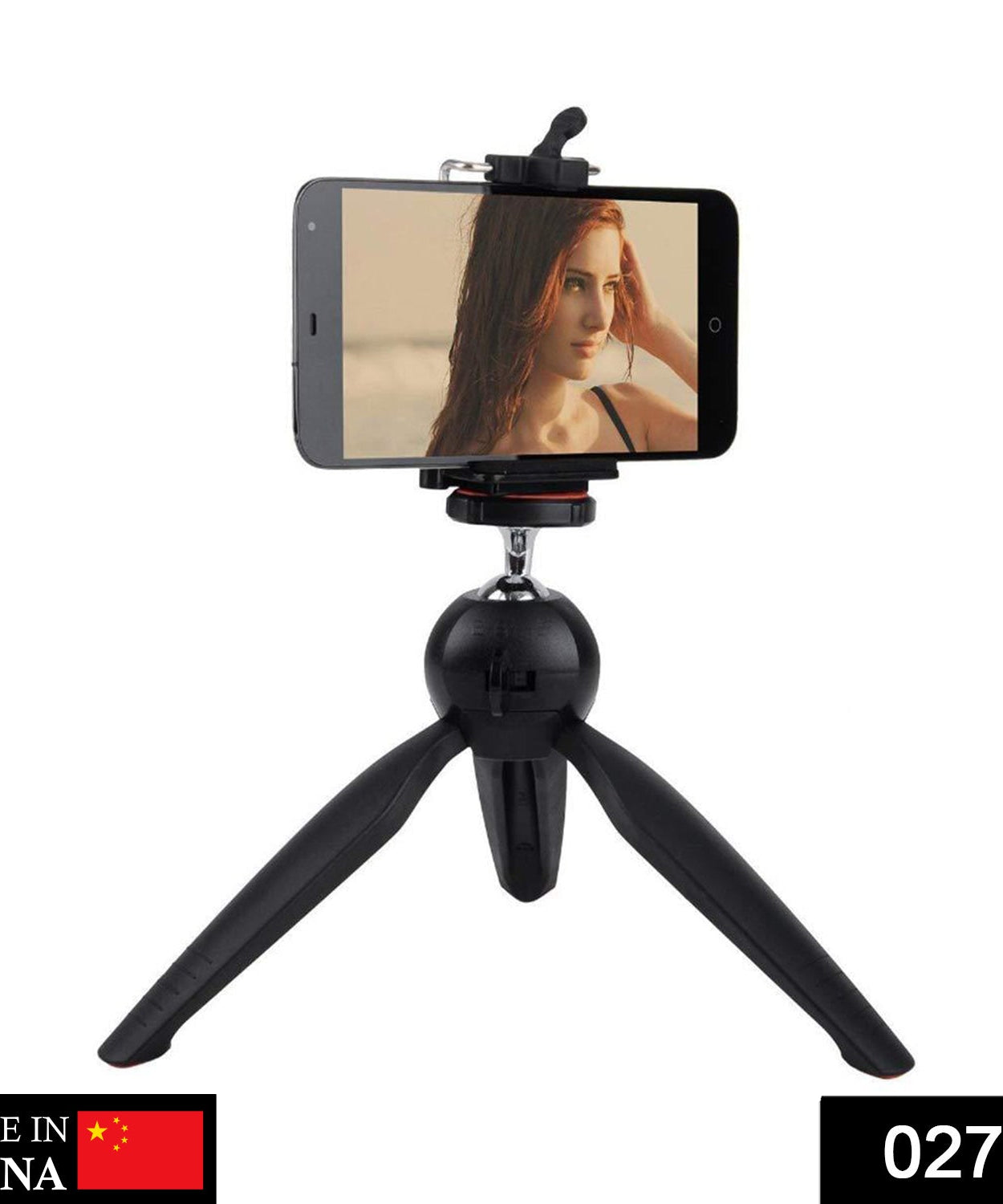 Mini tripod with adjustable height