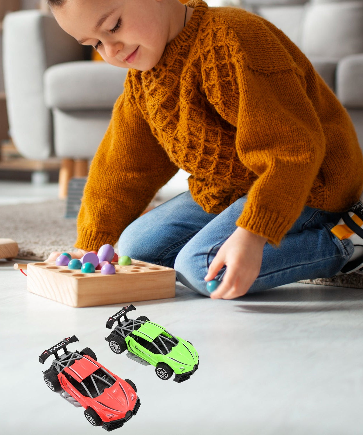 Mini Pull Back Racing Car Widely Used By Kids & Children  (8 Pcs Set / Mix Color)