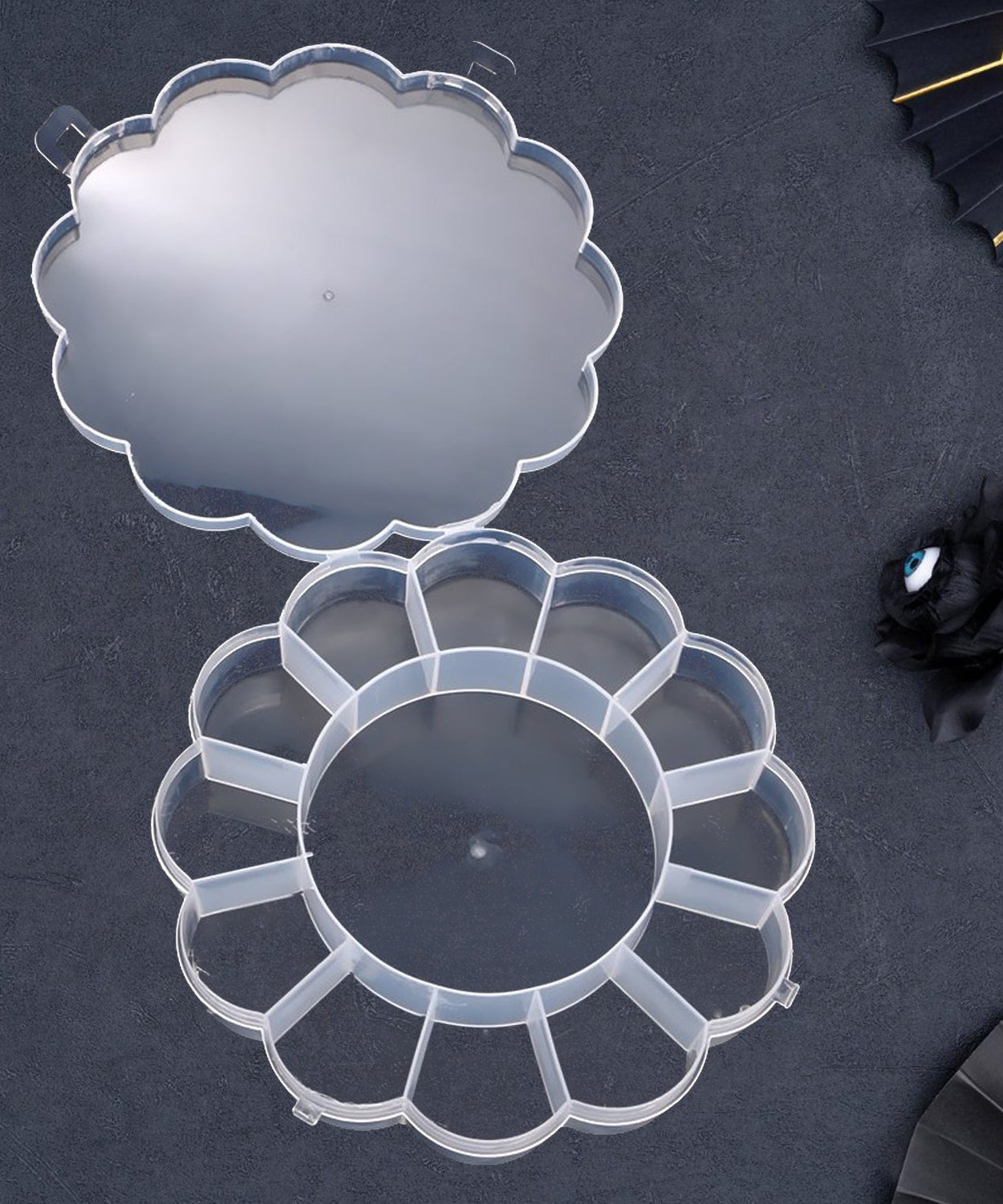 Flower Shaped Multipurpose Storage Box 