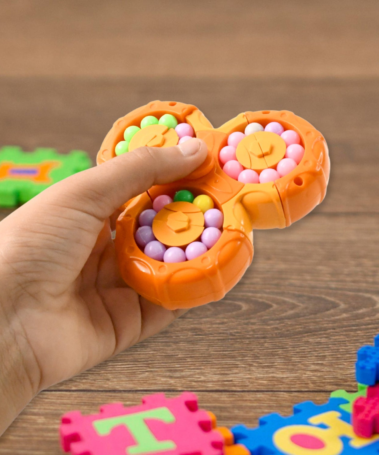 Aditi 3-in-1 Interactive Spinny Twist Puzzle Ball Toy