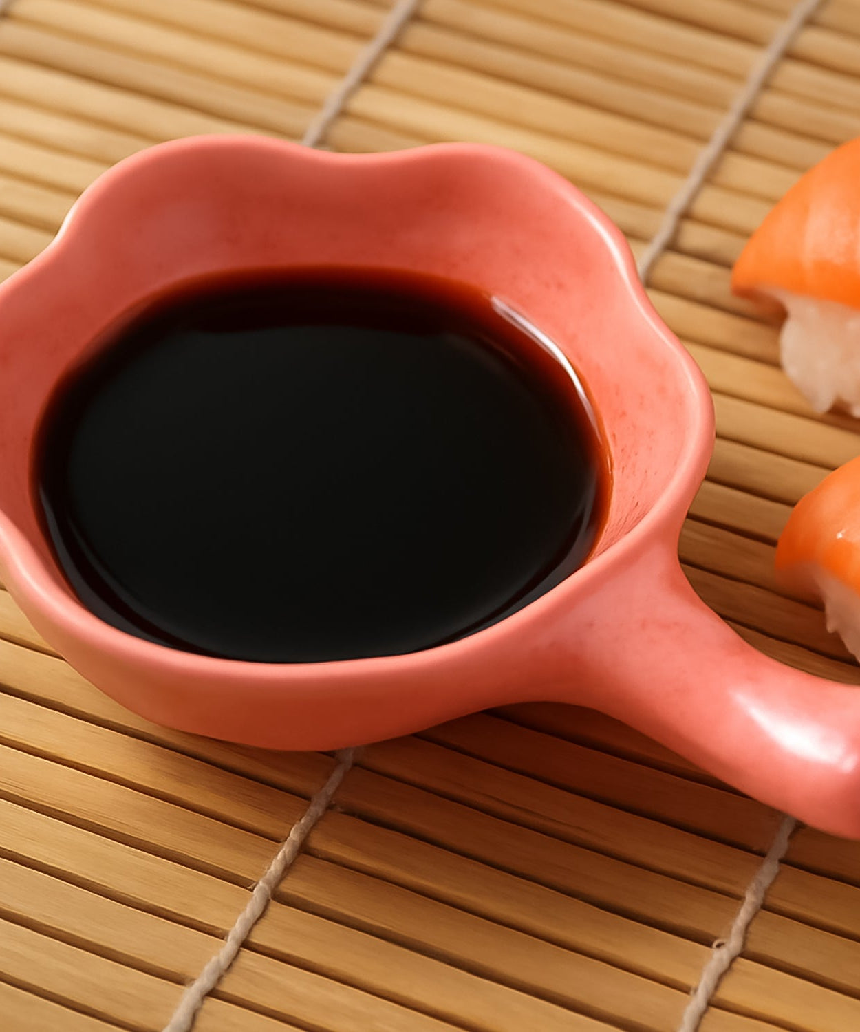 Handled Mini Floral Sauce Plate