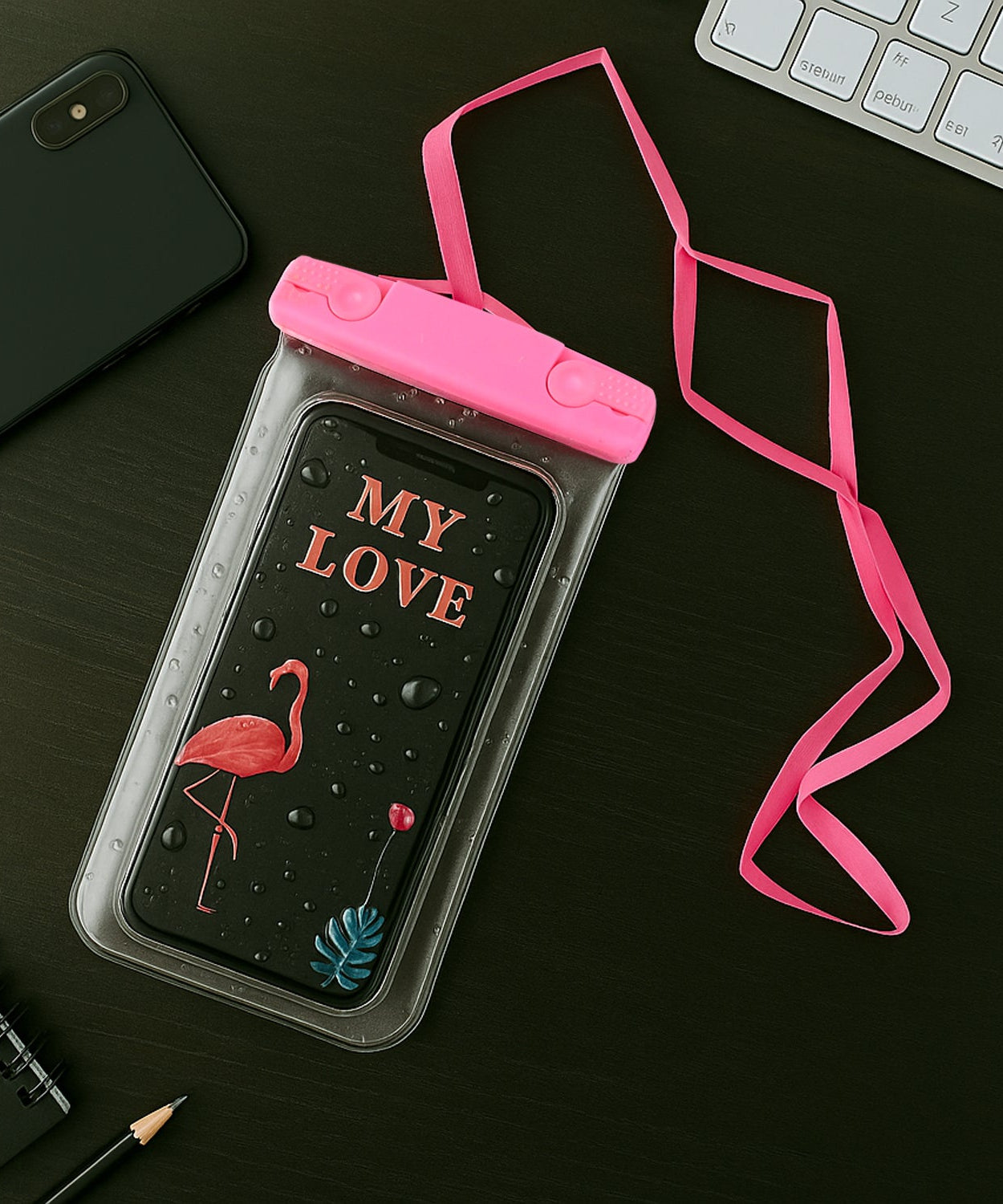 Mobile Cover Pouch Transparent Waterproof Sealed Plastic Smartphone Protective Pouch Cover/Bag for All Mobile Phones