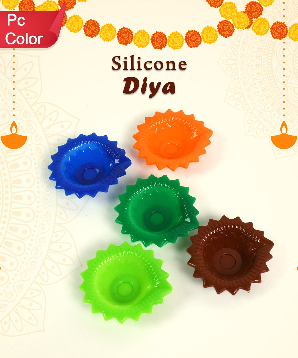 RadiantGlow Diya Set