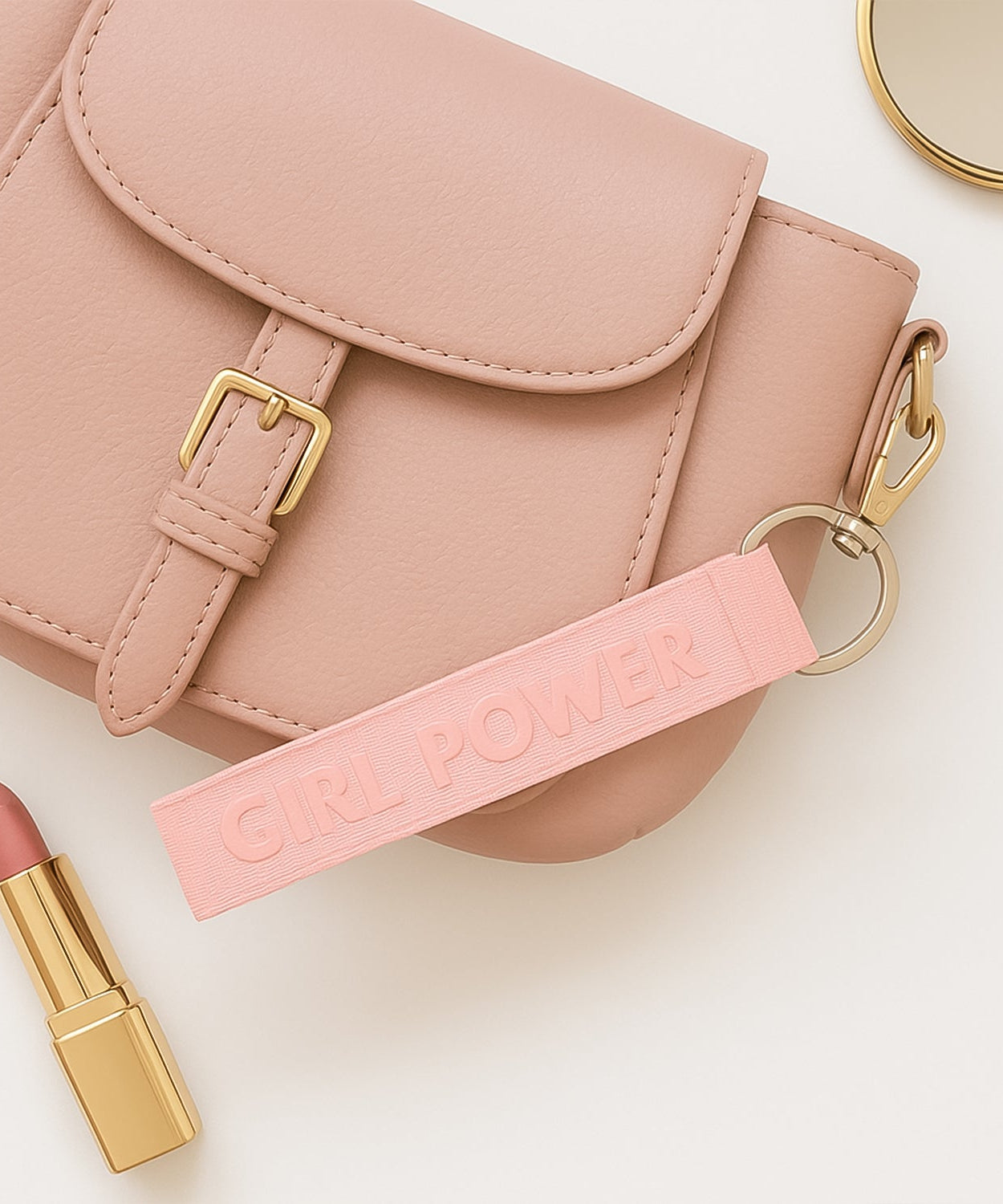 Inspirational Text Keychain