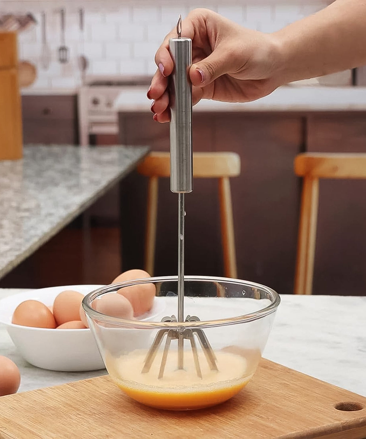 Stainless Steel Manual Mixi, Hand Blender