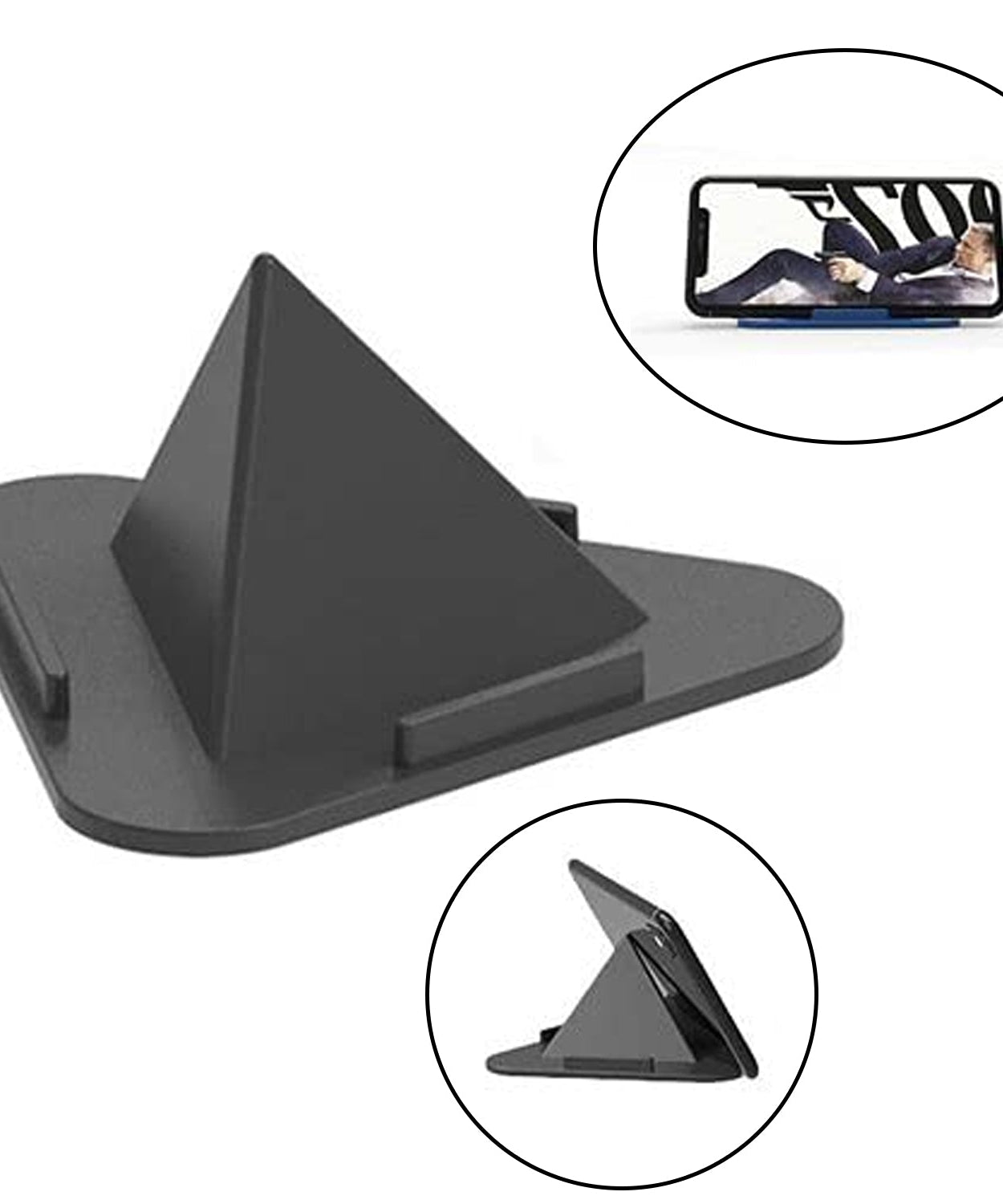 Pyramid Black Mobile Stand