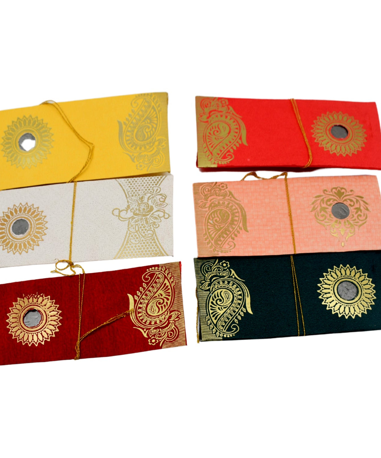 Wedding Gift Envelopes pack of 10 pcs with Coin Money Cash Gift Cover Shagun Birthday Marriage, Baby Shower, Anniversary, Money Envelope Lifafa Envelope Multicolor Premium Envelope (10 Pcs Set)