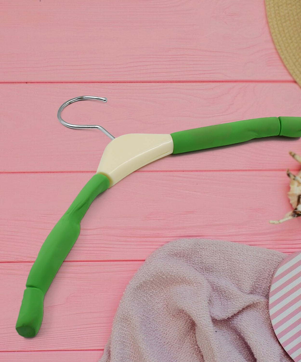 Solid Sponge Hanger Non-Slip Hanger Home No Trace Clothes Hanging Pants Clip Clothing Store Hangers, Clothes Hanger for Closet Wedding Dress Women, Men, Children Clothing (1 Pc )