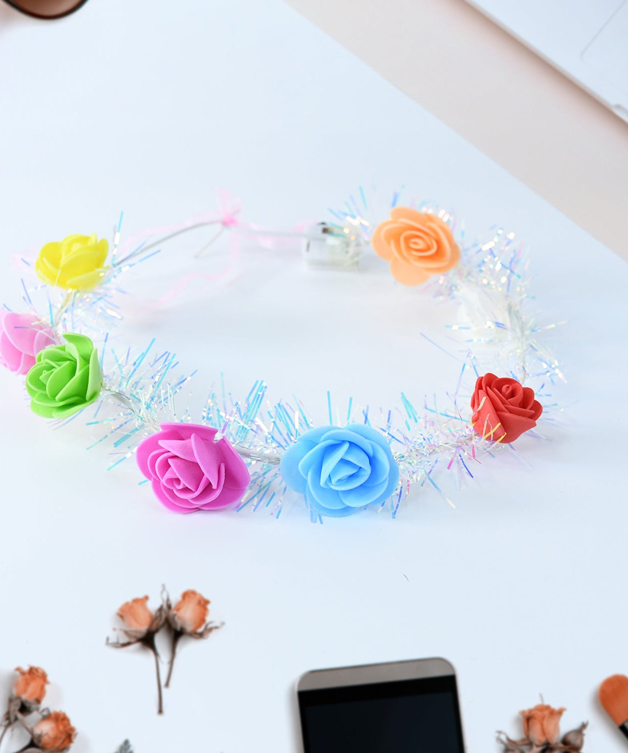 Glow Petal LED Crown