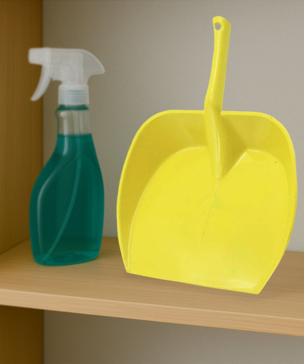 Dustpan with Long Handle, Dust Collection Dust Pan Tray for Kitchen, Home, Office, Bathroom Etc, Supdi (1 Pc / Multicolor )