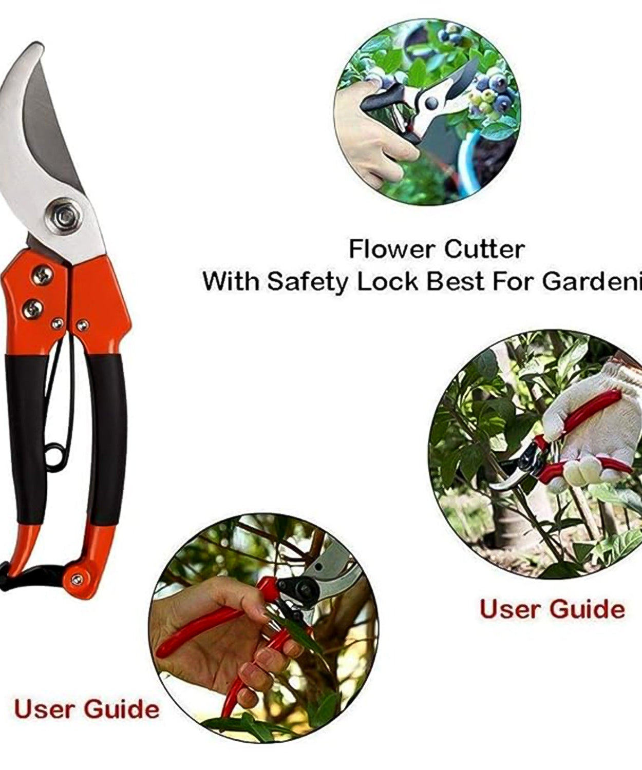 Tiger Garden Shears Pruners Scissor, flower cutter