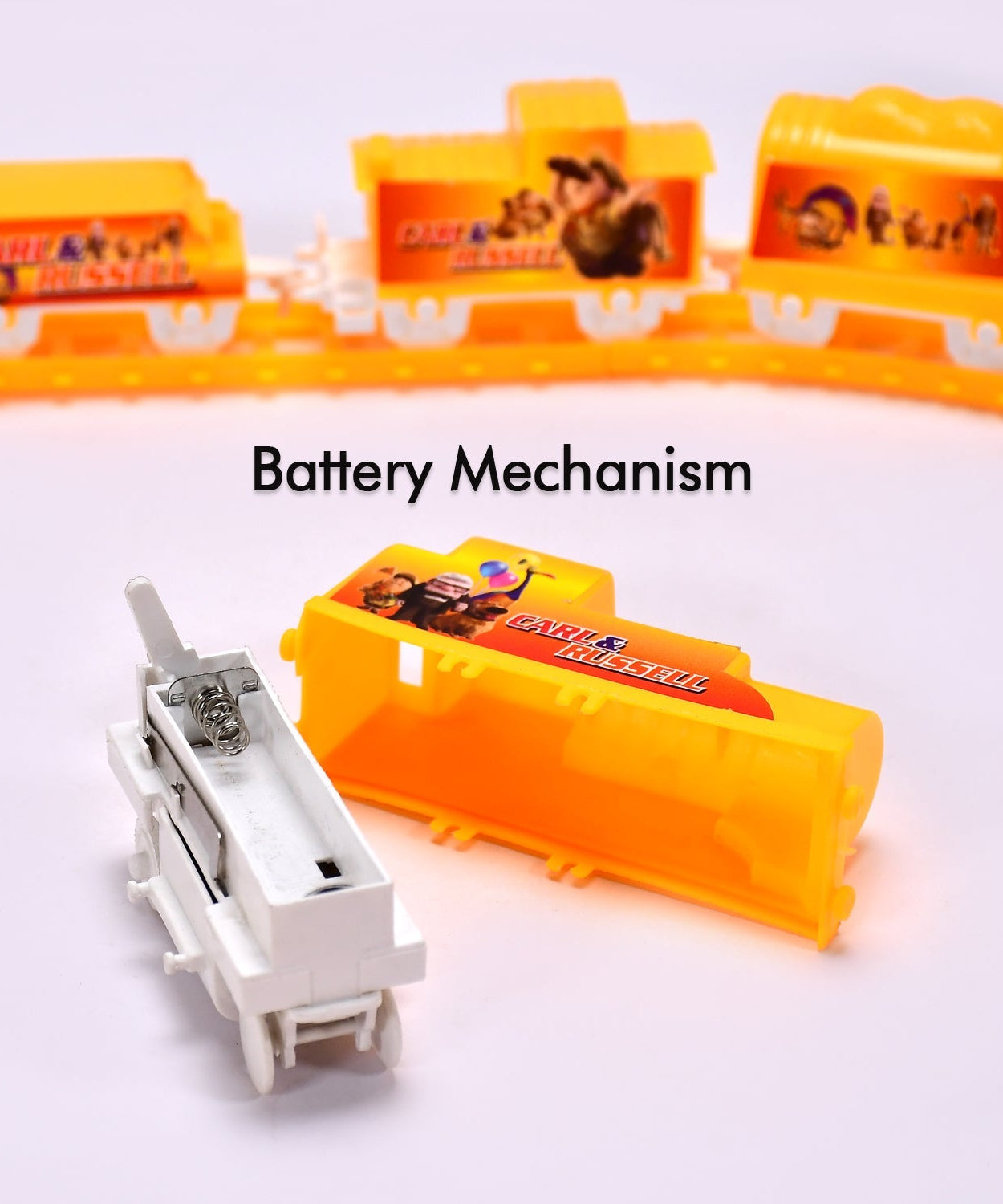 Train play set with accessories