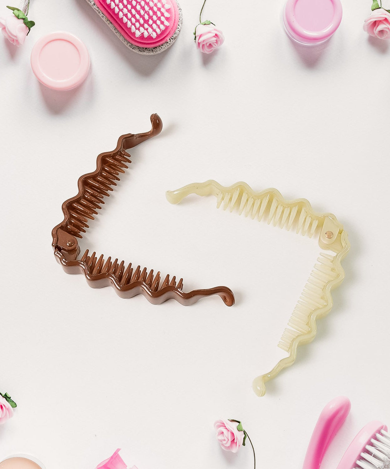 Plastic Hair Claw Clips Strong Clips (1 Pc / Mix Color), Hair accessories