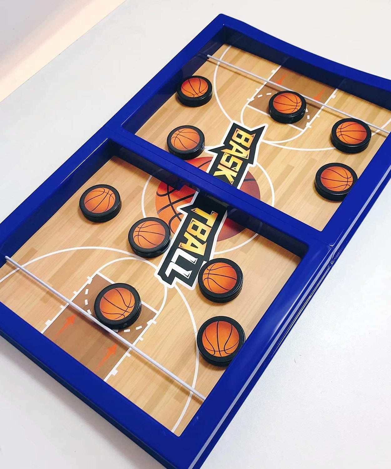 Fast Sling Basketball Puck Game Paced Table Desktop Battle Ice Hockey Game for Adults and Kids Parent-Child Winner Board Games Interactive Toy, Desktop Table Game