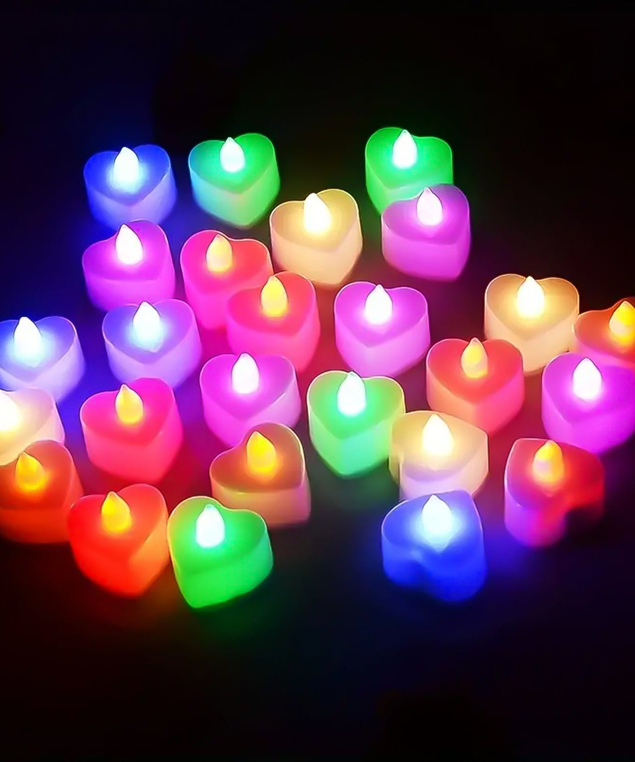 Smokeless Plastic Decorative Candles