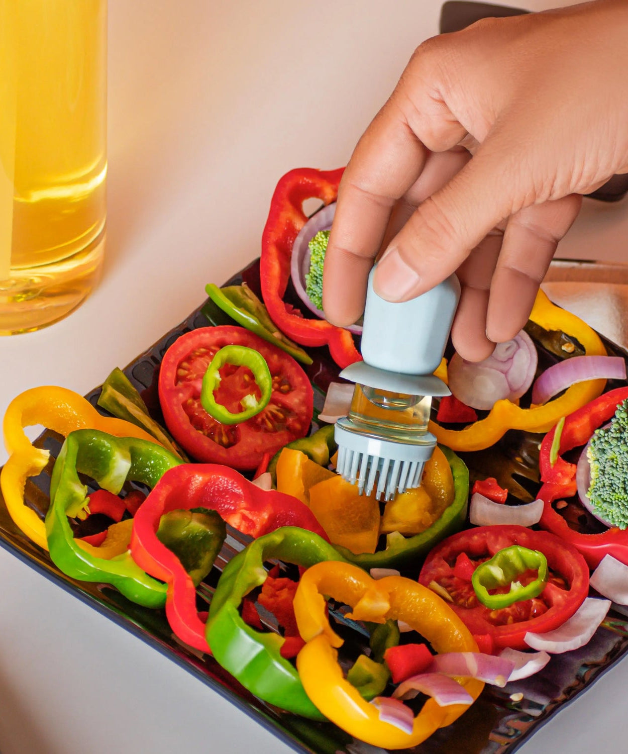 oil dispenser with Silicone Oil Dropper Nozzle