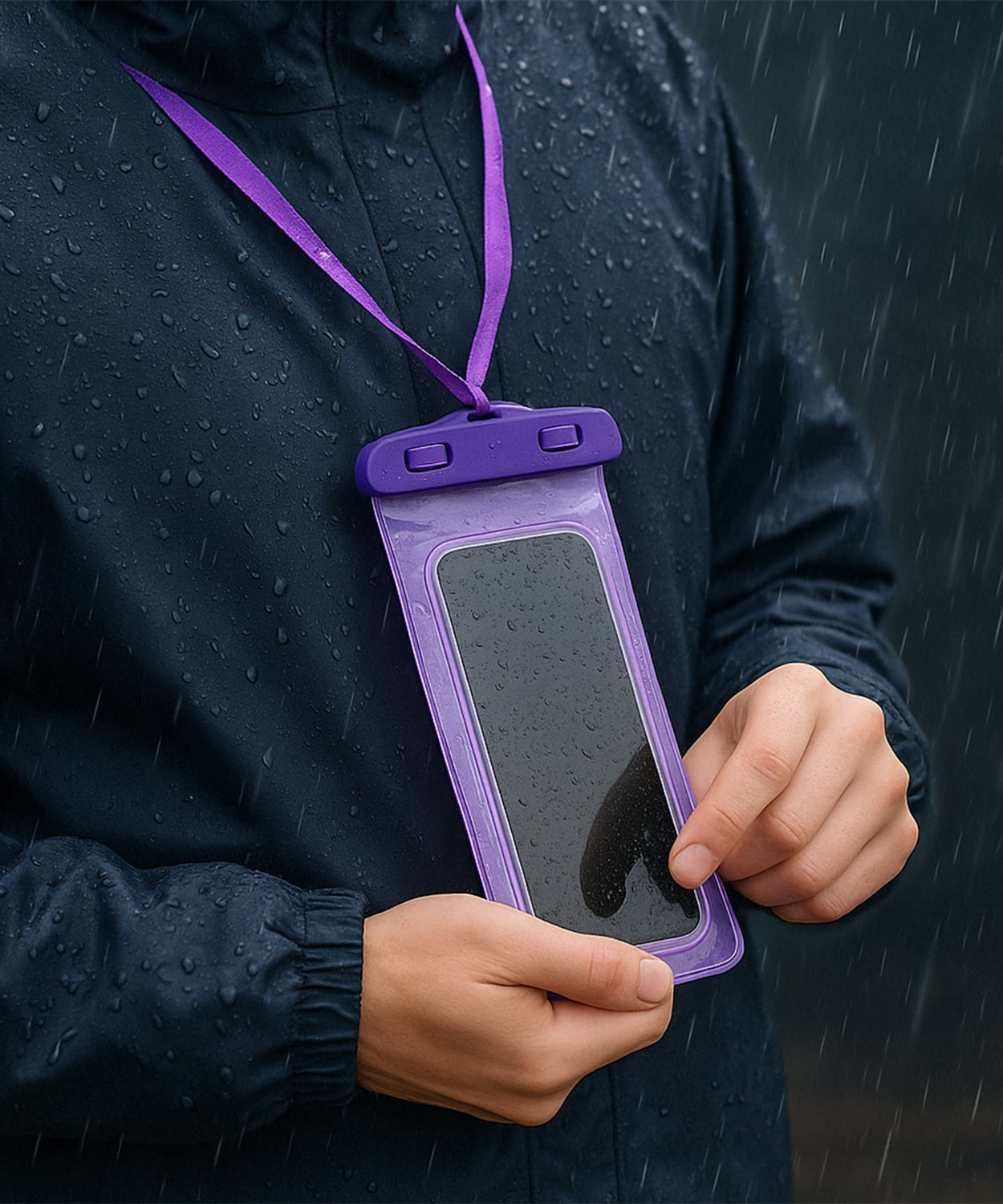 Pouch Cover Mobile Water Protector (1 Pc / Mix Color / Mix Design)