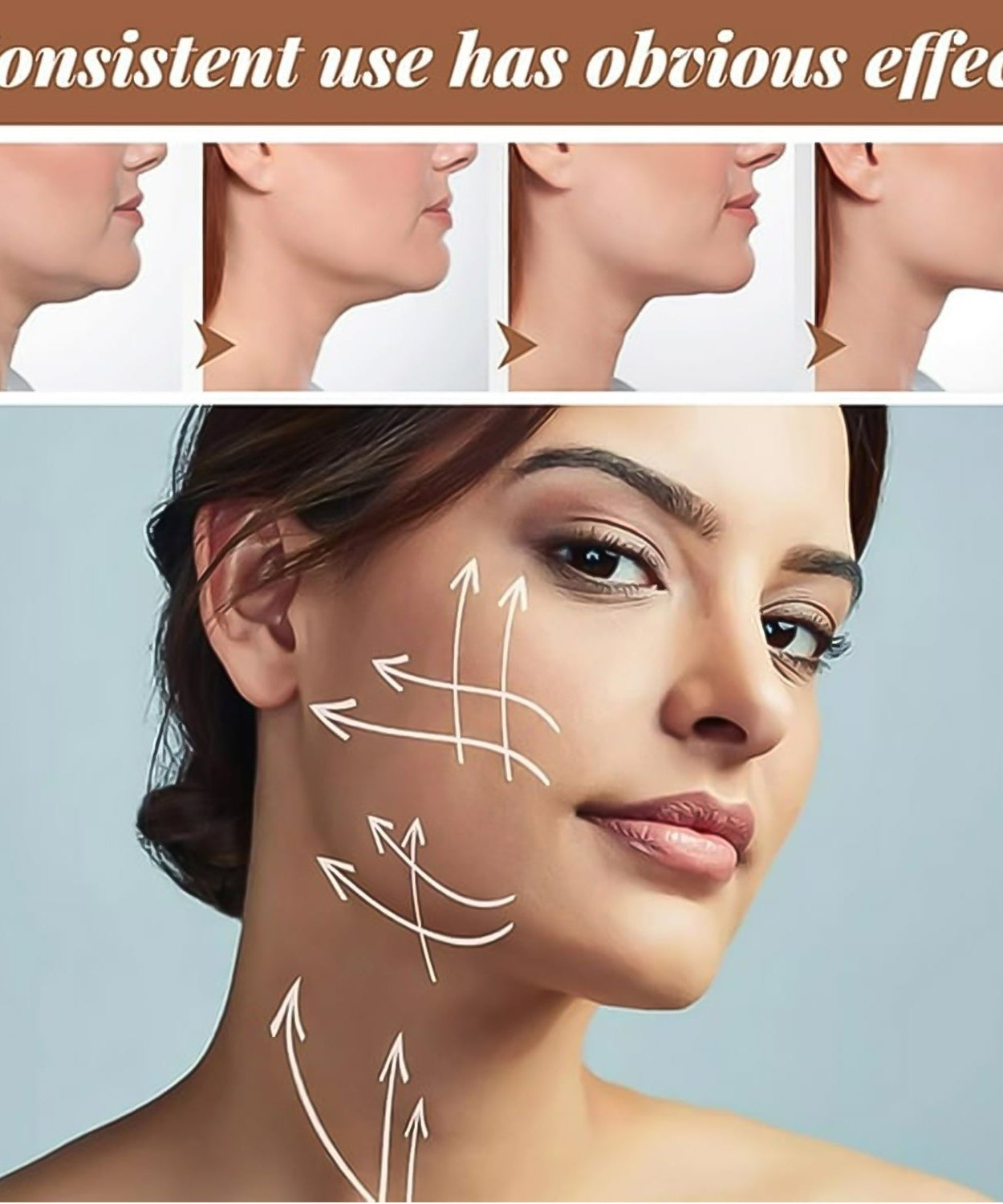 Face Lifting Tape, Myofascial Face Tightening Tape, 2.5 cm x 5 m Approx (1 Pc)