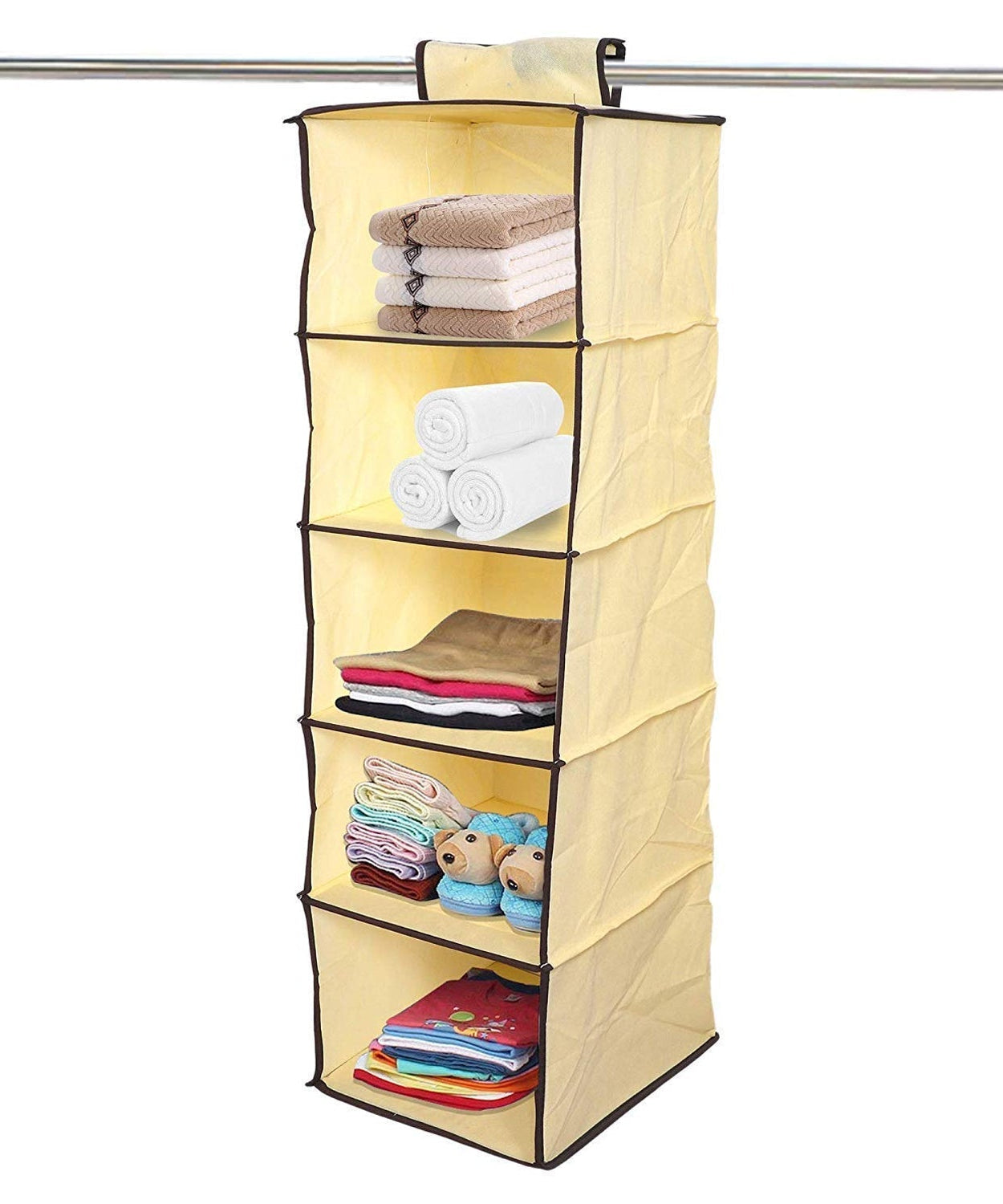 Foldable drawer organizer, versatile for indoor and outdoor use