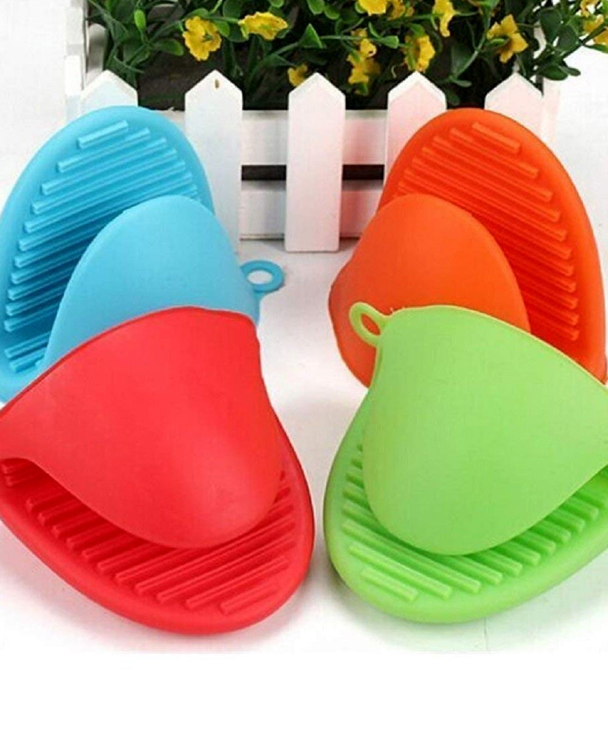 Silicone heat-resistant potholder for cooking and baking