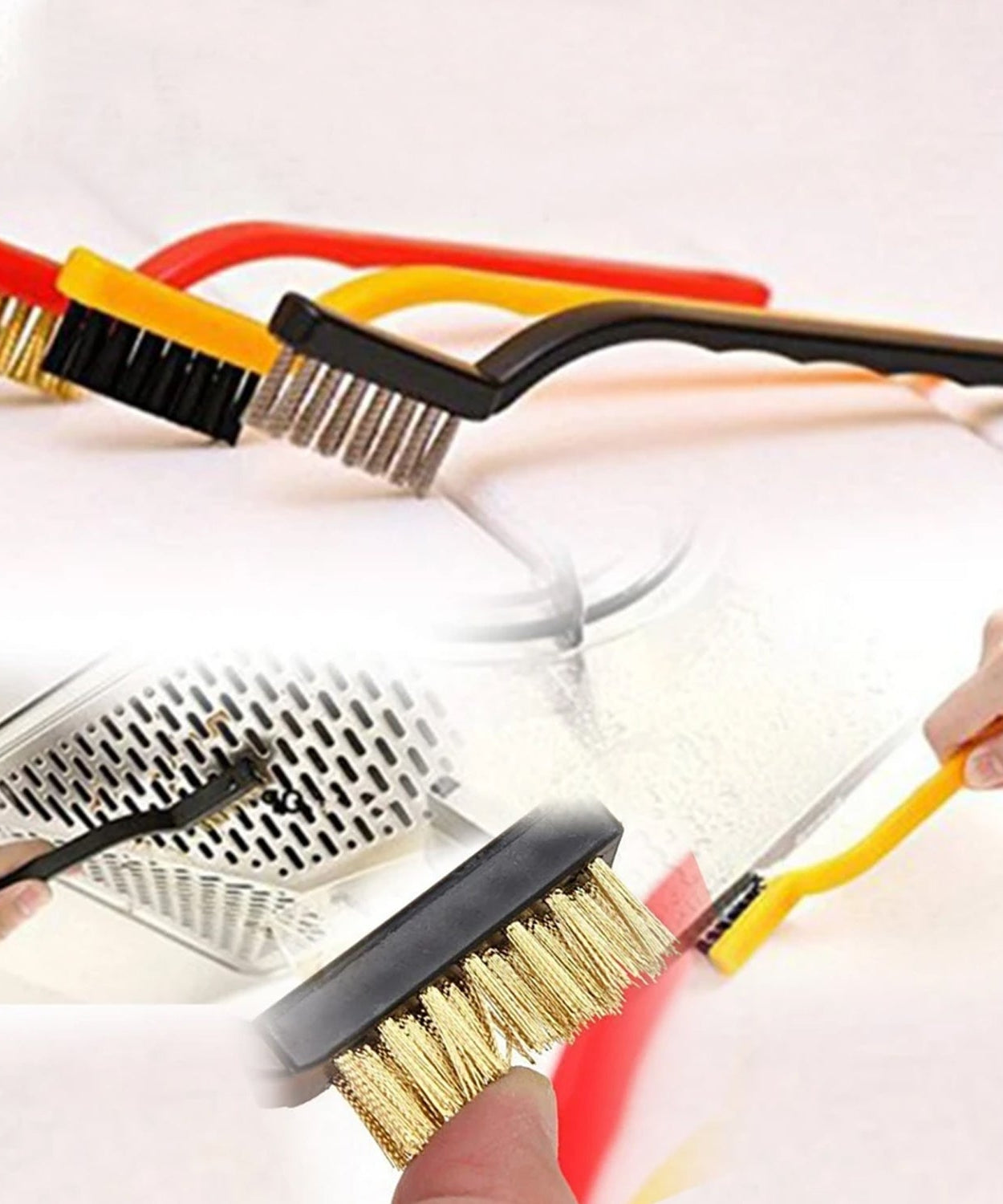 Mini wire brush set for cleaning