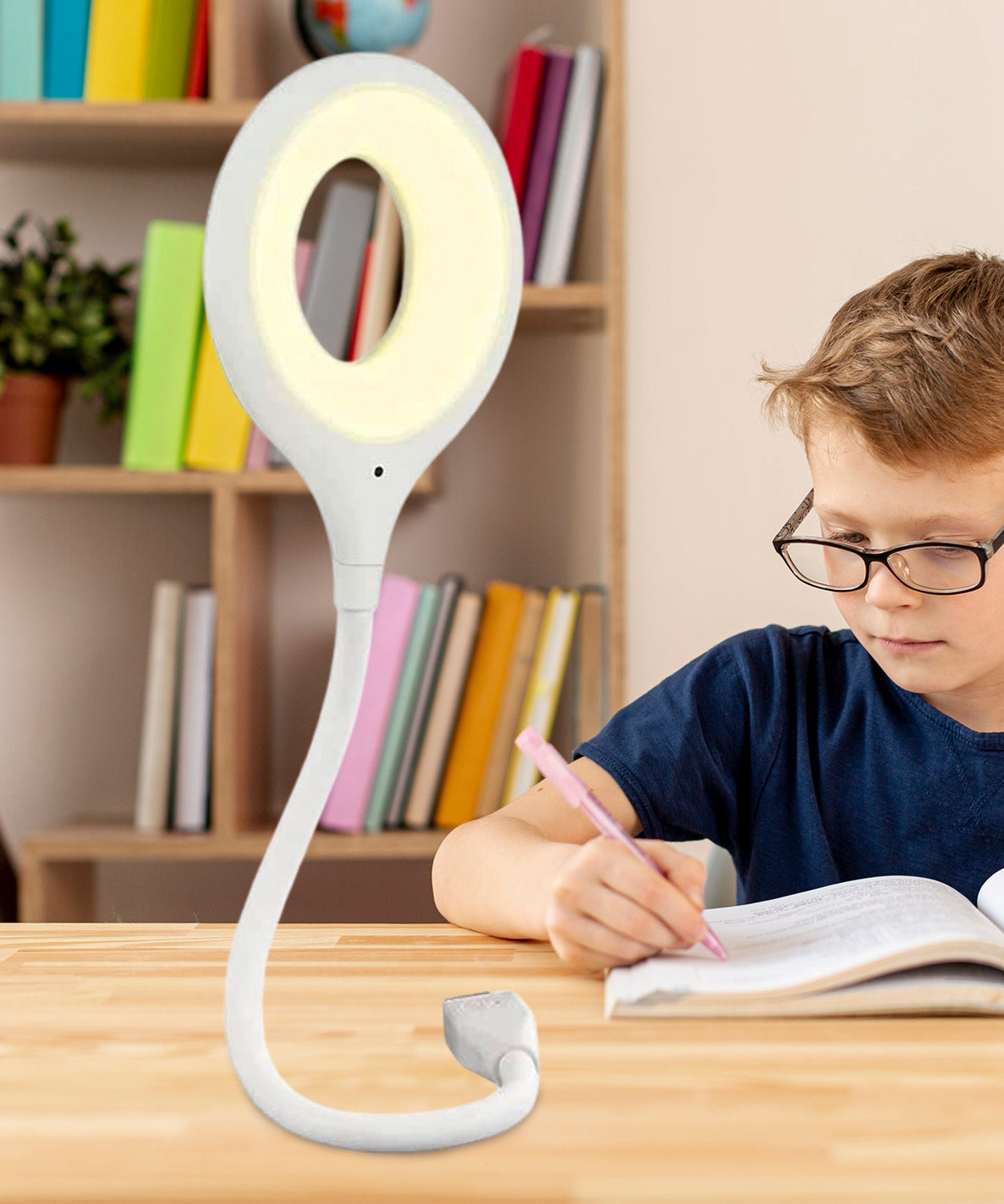 LED USB Light for Laptop, 16 LED Night Lights for Bedroom, Lightweight Small LED Reading Light Lamp with Flexible Neck, Desk Light for Home, Travel, Study, Office (1 Pc)