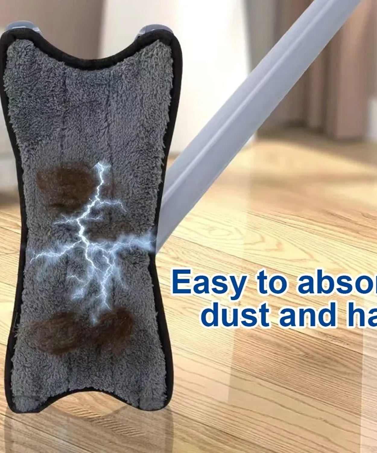 360° mop for efficient cleaning of walls and hard-to-reach areas