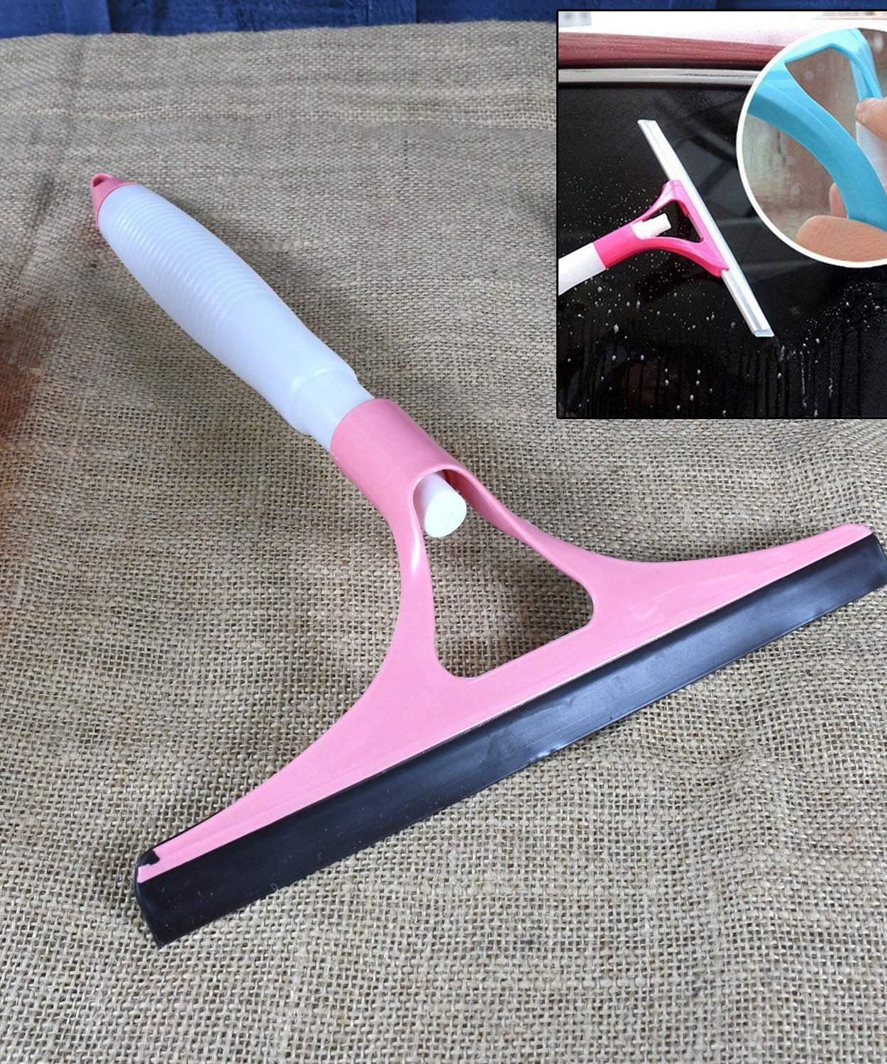 All-in-One Cleaning Brush: Spray, Wash, & Wipe (Windows, Glass, Car) (1 Pc)