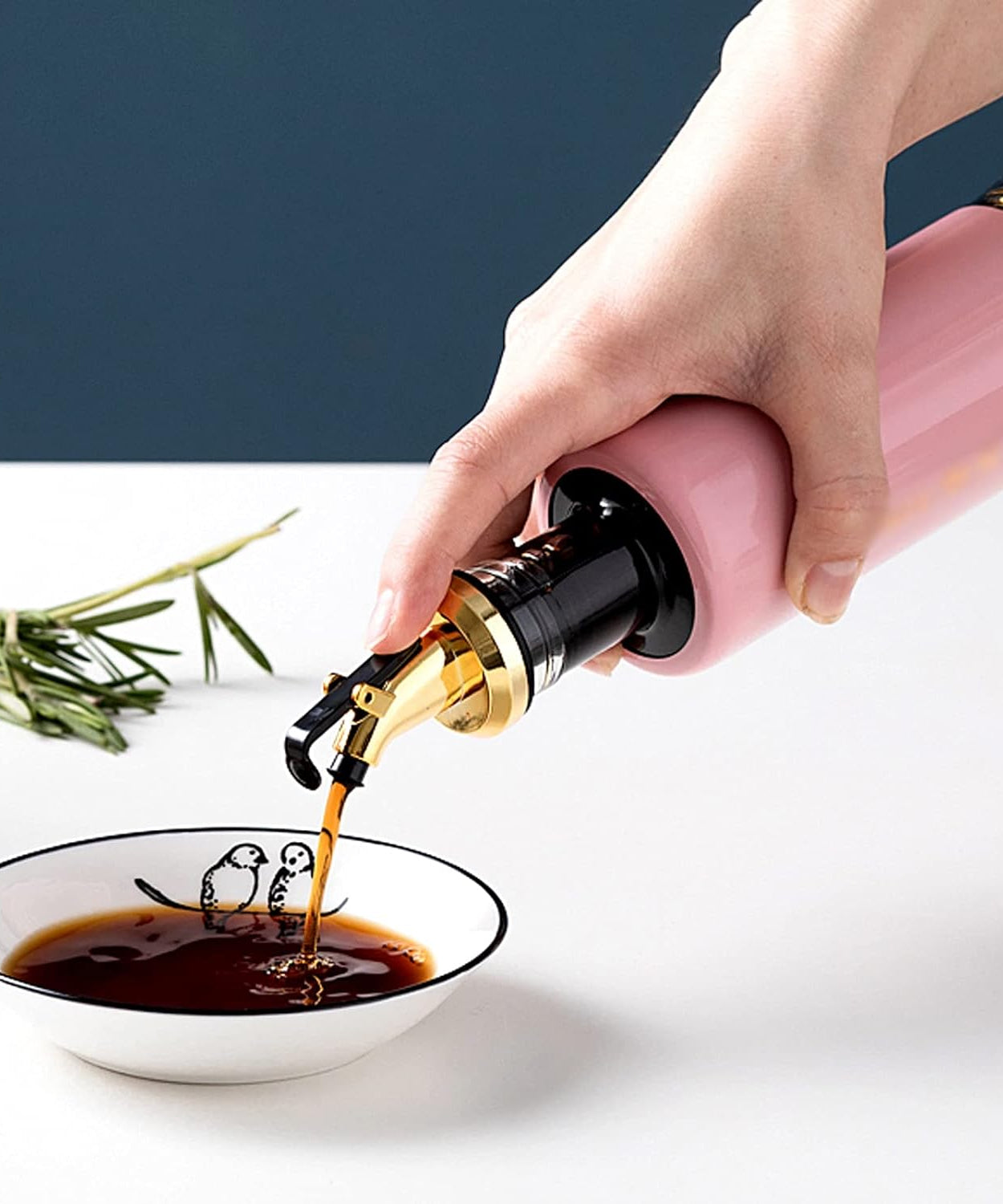 Olive Oil Dispenser – Leakproof Glass Bottle with Non-Drip Spout for Kitchen & Cooking (300 ML)