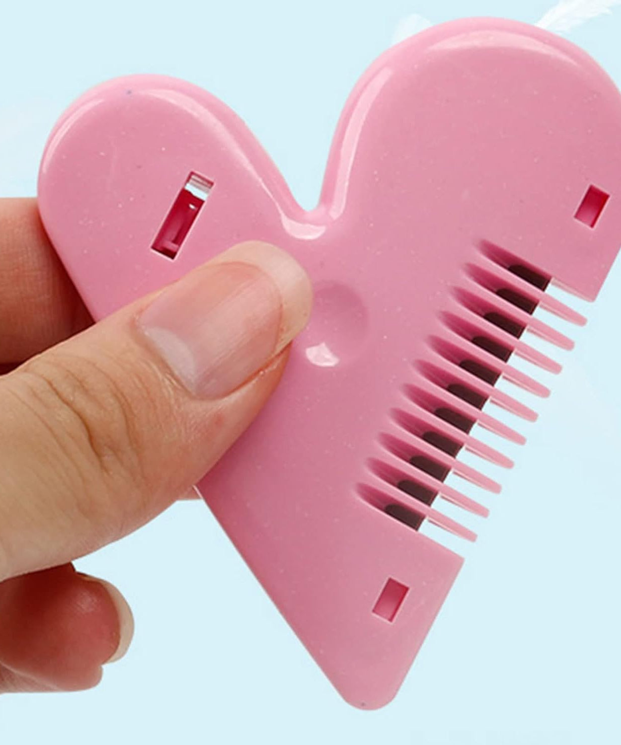 Heart Shape Baby Hair Scissors - Lightweight Stainless Steel Thinning Shears for Girls, Hair accessories