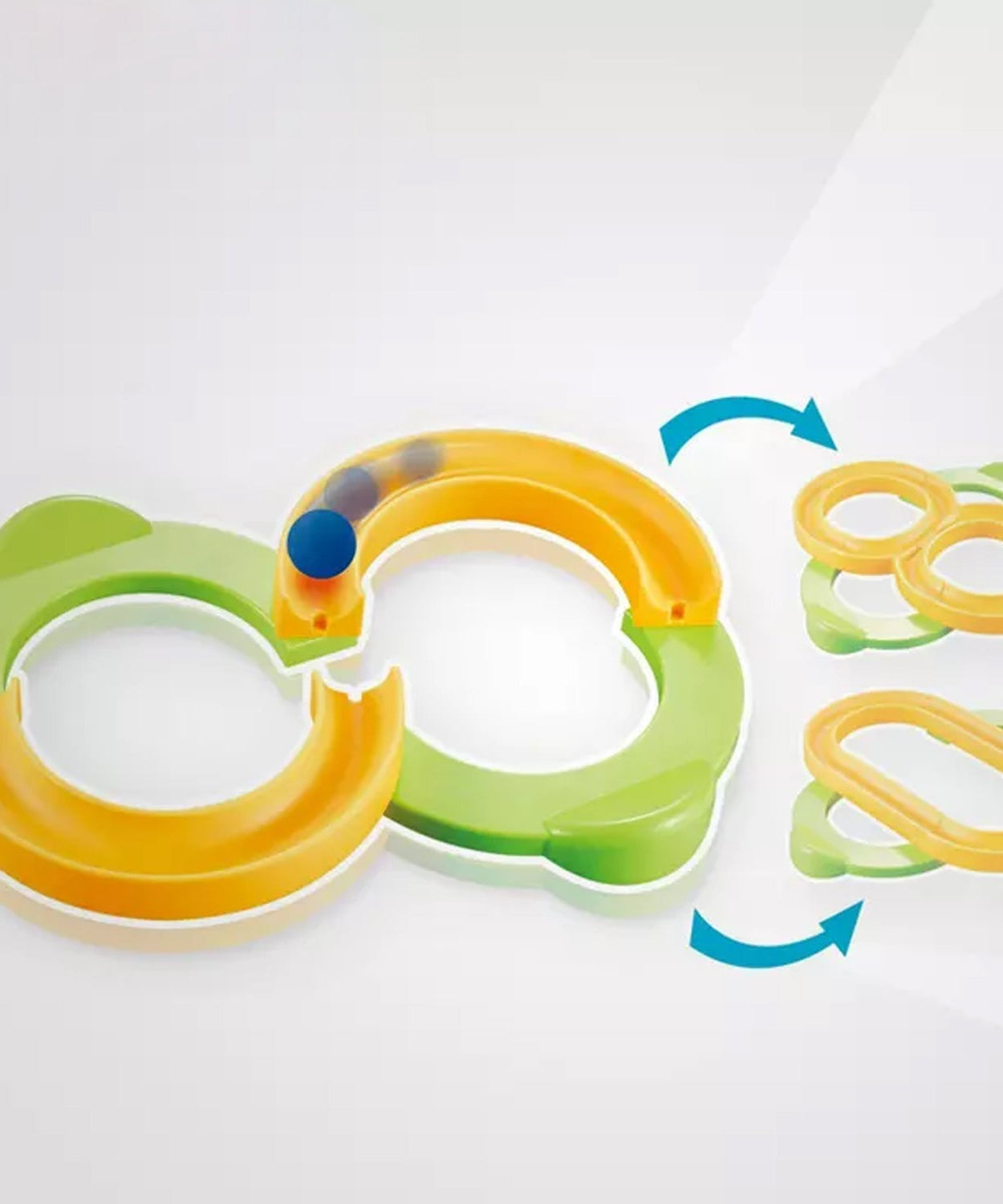 Construction toy set featuring different components for building and play