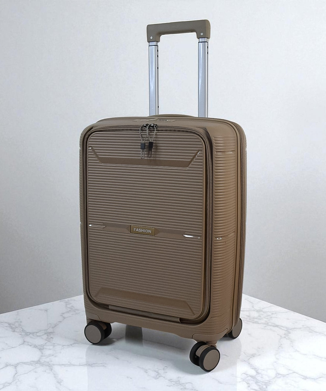 Impact-Resistant Travel Luggage Trolley